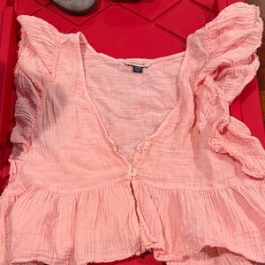 American Eagle  Ruffled Women's Top